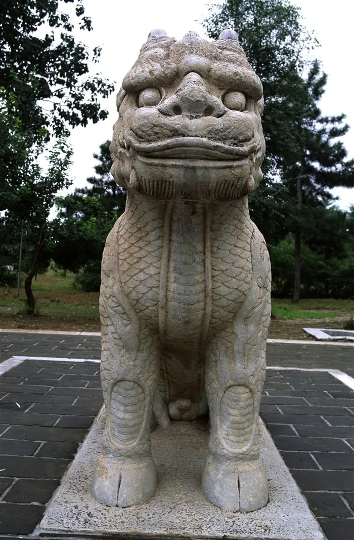 十三陵石雕麒麟