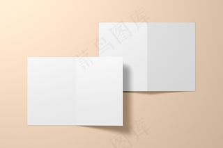 折页 样机  三折页 智能贴图 折页样机 三折页模板 三折页样机 