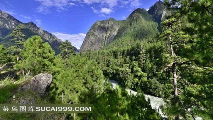 西藏察隅风景素材