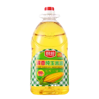 厨邦清香玉米油5升超市商品白底图免抠实物摄影png格式图片透明底