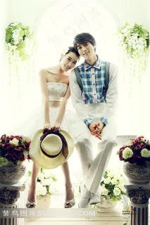 甜美浪漫田园风婚纱广告