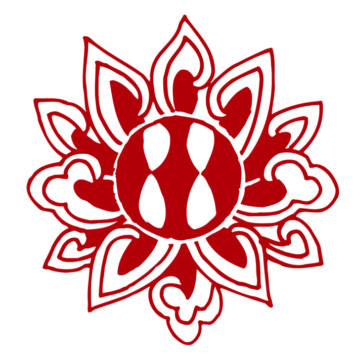 红色喜庆简约风传统吉祥纹样纹路纹理免扣PNG素材图片 (64)