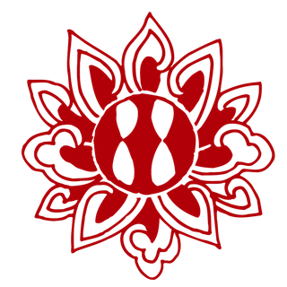 红色喜庆简约风传统吉祥纹样纹路纹理免扣PNG素材图片 (64)