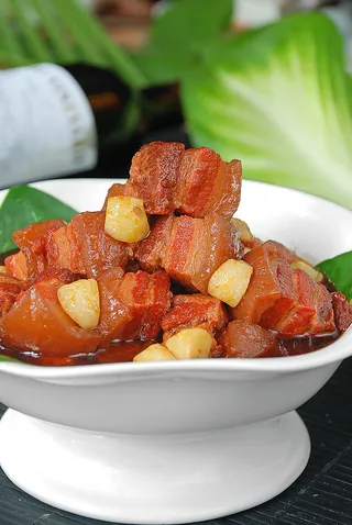 美食红烧肉 