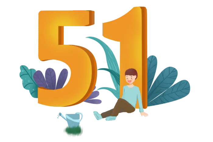 五一劳动节51劳动节字体艺术字3D立体字图片素材 png透明背景