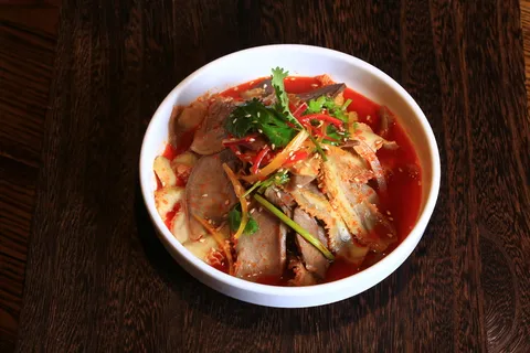 川菜夫妻肺片古朴特写 川菜夫妻肺片古朴特写