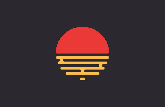 手绘标志LOGO素材eps,ai矢量模版下载