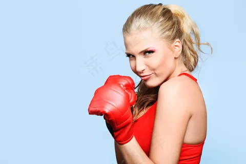 性感美女拳击写真图片