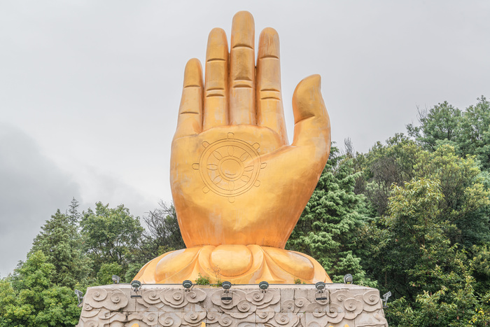 弥勒锦屏山佛手