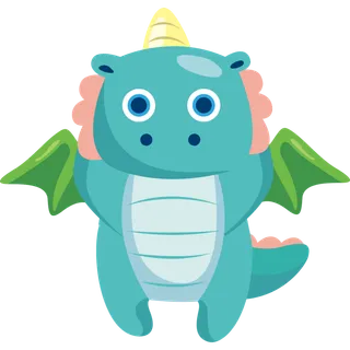 卡通恐龙生日宝宝宴派对素材恐龙派对免扣素材