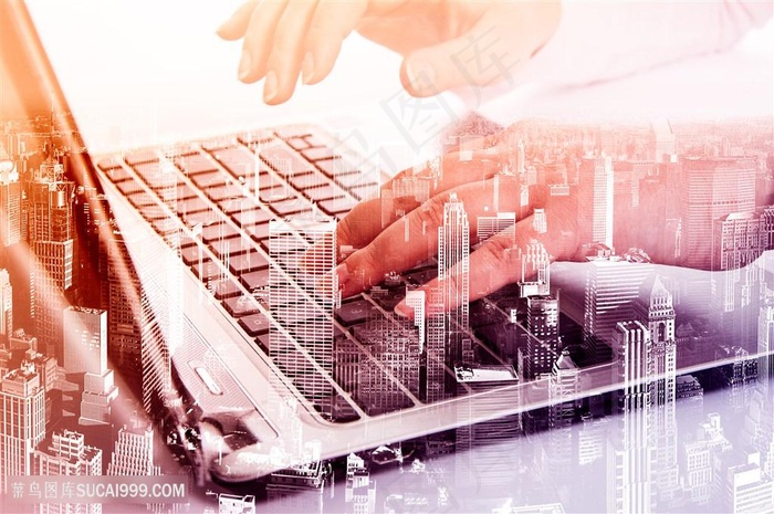 城市网络科技高清图片