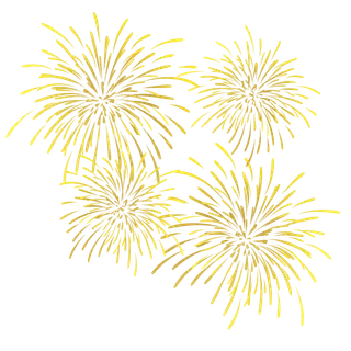 烟花黄色素材免扣