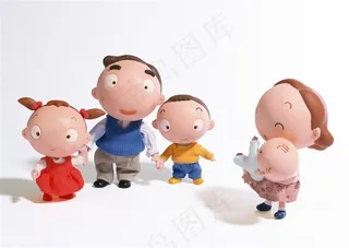 快乐一家人素材图片