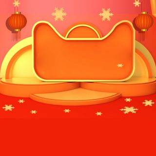 立体C4D场景电商首页主图直通车促销banner海报背景PSD素材