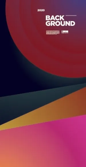 炫彩几何图形背景 几何艺术设计