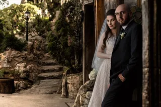 欧美新郎新娘婚纱照图片