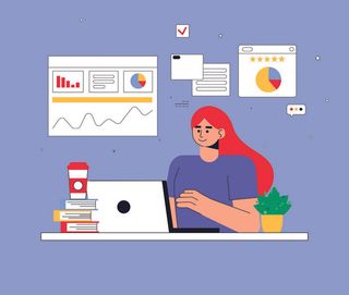 扁平化人物场景办公互联网等距ai矢量设计网页海报UI素材插画