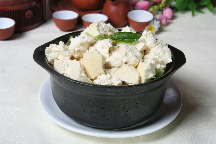 坛焖菠菜豆腐 (7)