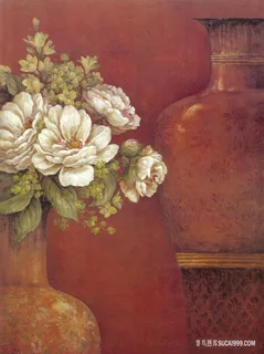 唯美花卉花瓶艺术油画 唯美花卉花瓶艺术油画