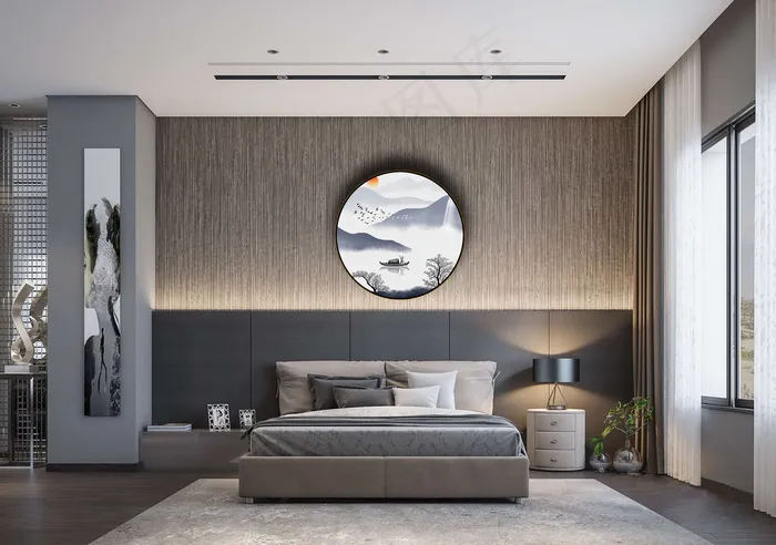 客厅卧室红日山水国风装饰画玄关画山水图 客厅卧室红日山水国风装饰画玄关画山水图