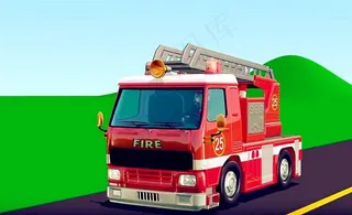 图片认知消防车