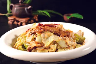 干锅包菜美食清晰图片