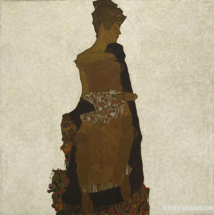 艺术女人唯美插画