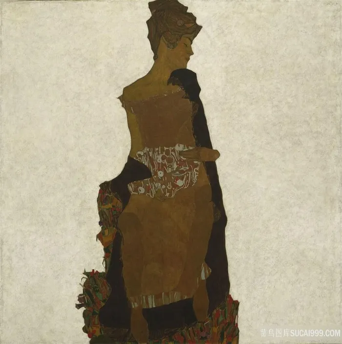 艺术女人唯美插画