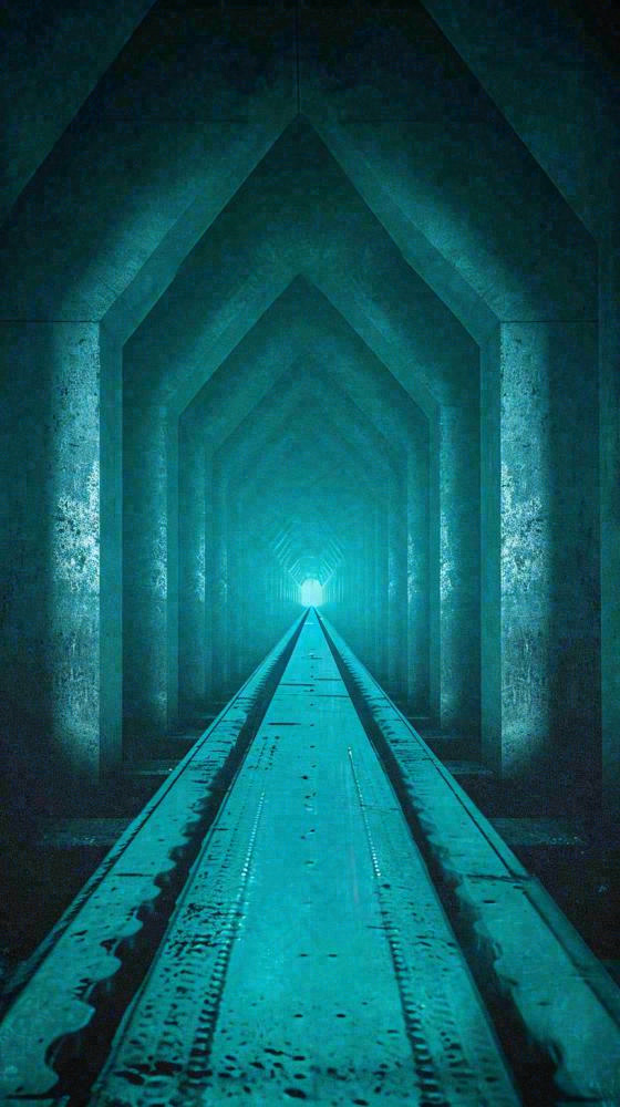 隧道时空穿梭电竞科幻炫酷