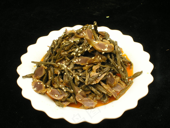 1091干虹豆拌鸡胗