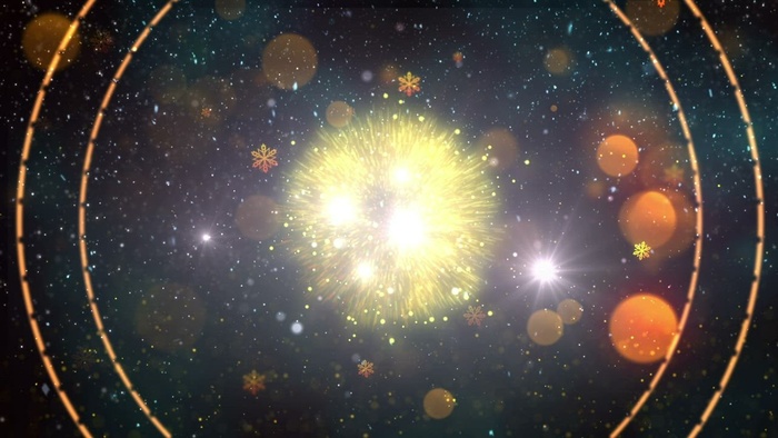 新年的明亮倒计时