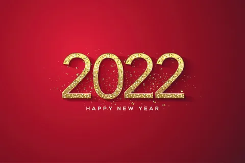 2022创意艺术字体新年虎年圣诞节数字立体质感文字AI矢量设计素材