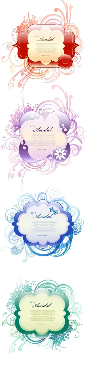 简约风名片海报边框图框素材AI矢量图 (77)