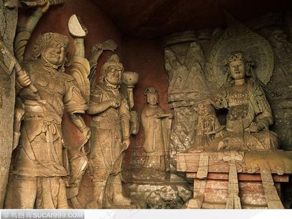 大足石刻-众多天神