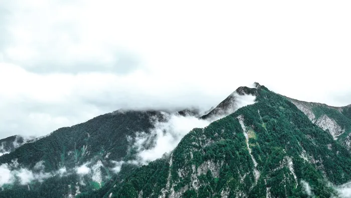 高清雪山雪景