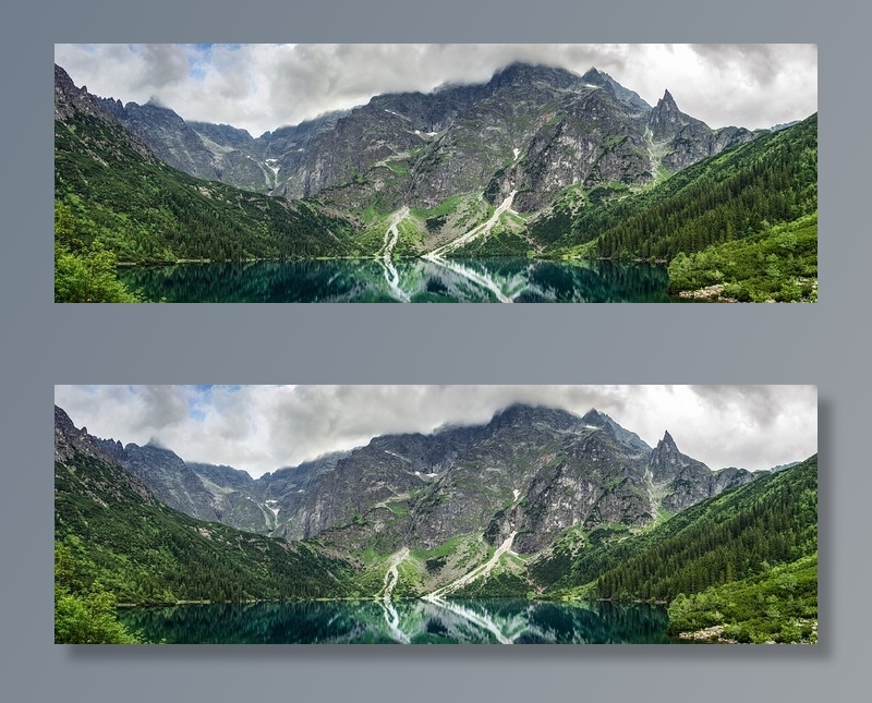 冬天山水背景风景