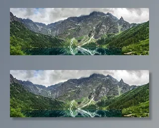 冬天山水背景风景