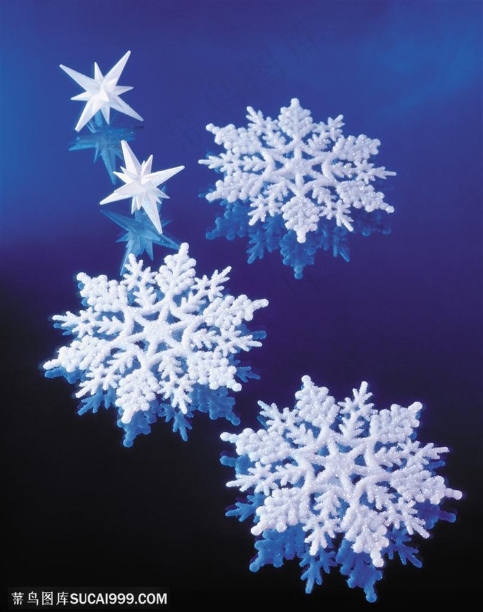 圣诞气息-漂亮的雪花