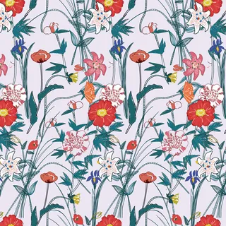 花卉唯美手绘花朵面料纹理手机壳布料面料印花服装矢量图案素材