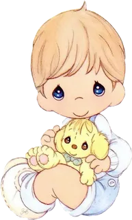 小狗与孩子卡通简笔