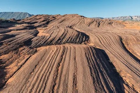 陕西靖边波浪谷