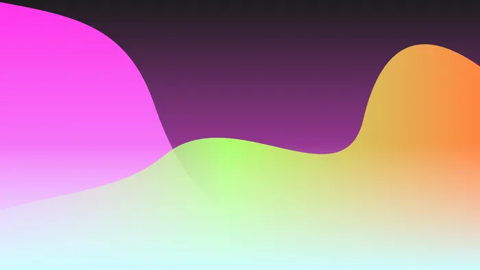 极简剪纸波浪弥散光渐变背景图设计素材