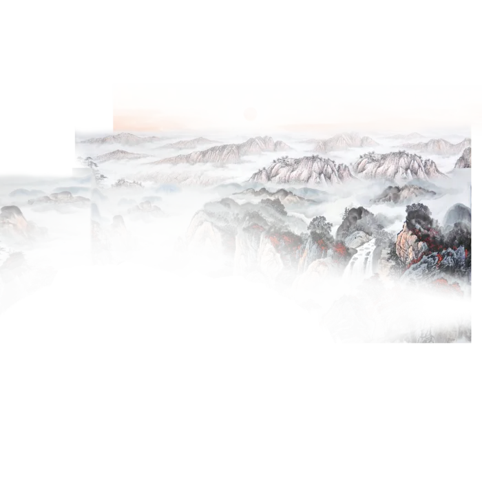 山水画素材中国风水墨画素材元素中国画