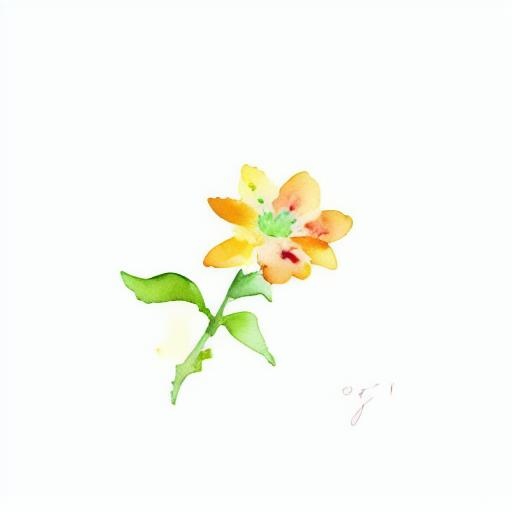 一枝小花png免抠(2048x2048)