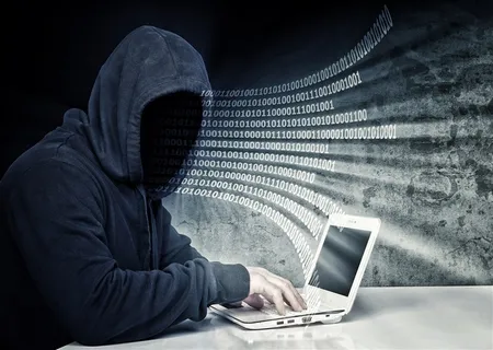 正在吸取互联网上的数据的黑客 正在吸取互联网上的数据的黑客