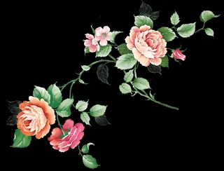 设计花鸟花卉背景墙