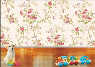 花卉壁纸小狗玩具背景