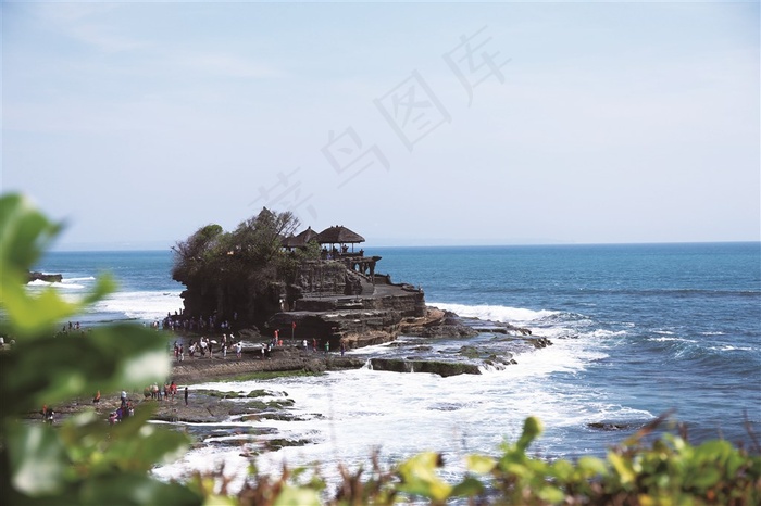 巴厘岛海神庙美景摄影图片