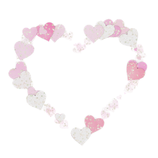 拼接爱心情人节