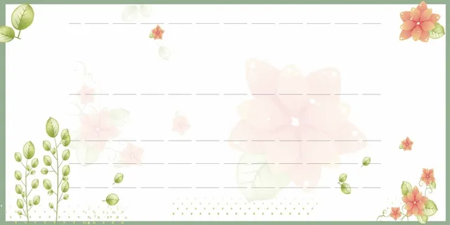 简洁信纸模板设计 简洁信纸模板设计